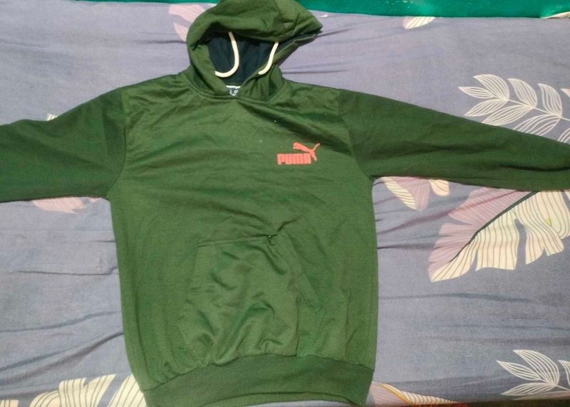 Puma Green Hoodie