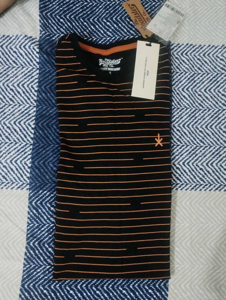 Roadster Striped Tshirt For Men