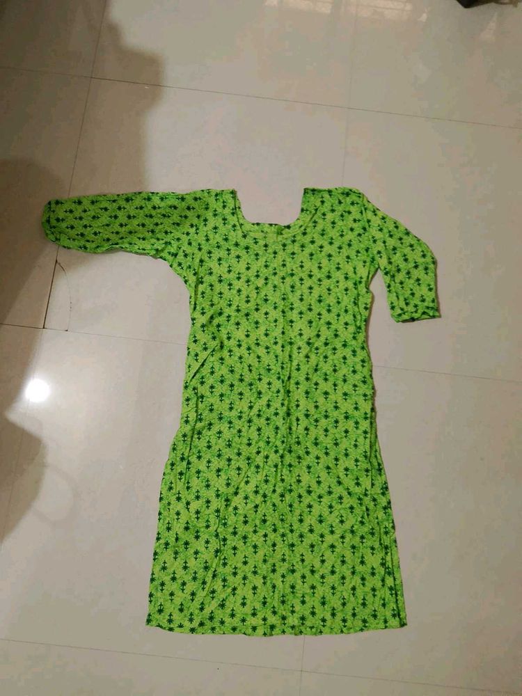 Green Printed Ethnic Blouse