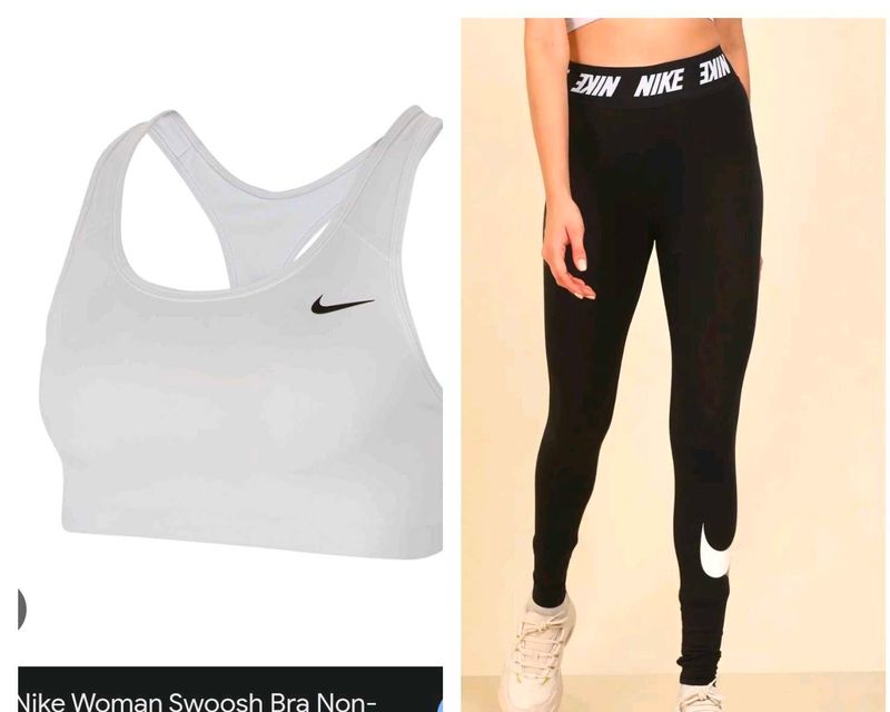 Nike Women's Sports Bra &amp; Leggings Set
