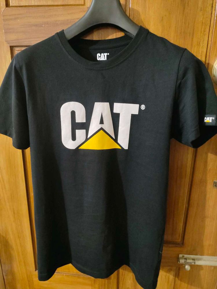 CAT Logo Black T-Shirt-OG size 36