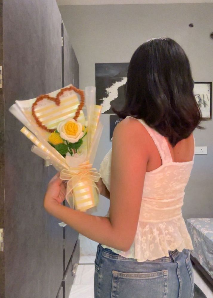 Handmade Heart &amp; Flower Bouquet