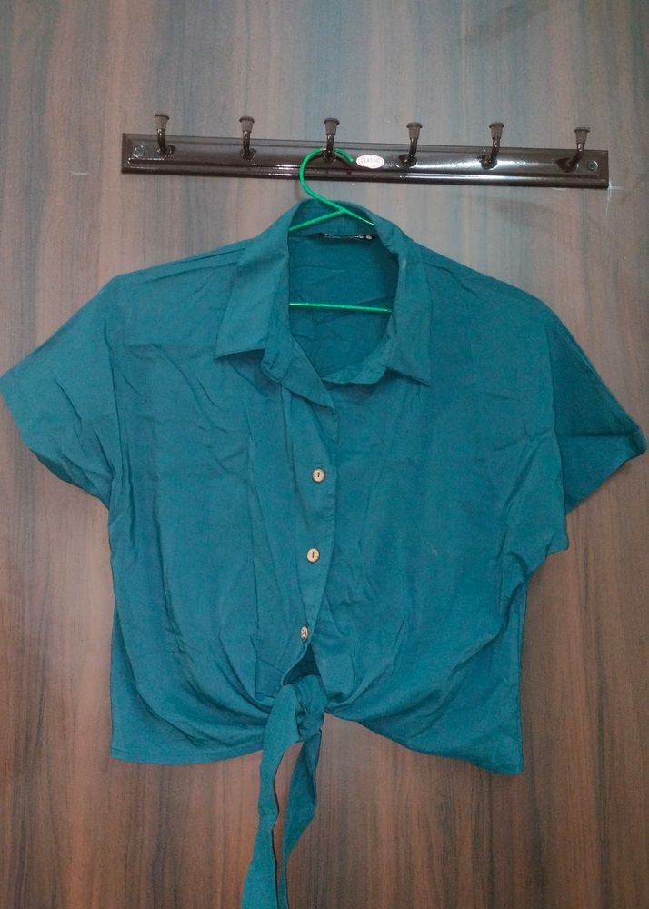 Cropped Knot Shirt