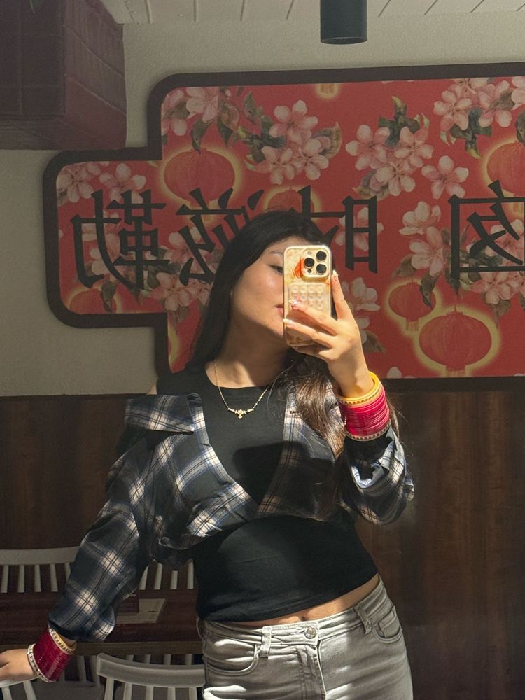 Chic Plaid Crop Top