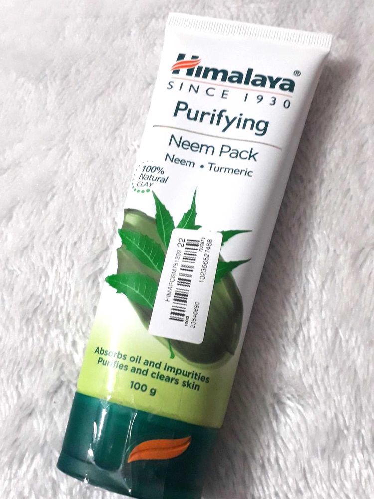 Himalaya Herbals Purifying Neem Pack, 100g Packagi