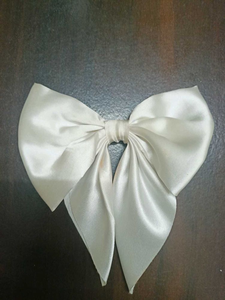 Elegant Satin Hair Bow Clip