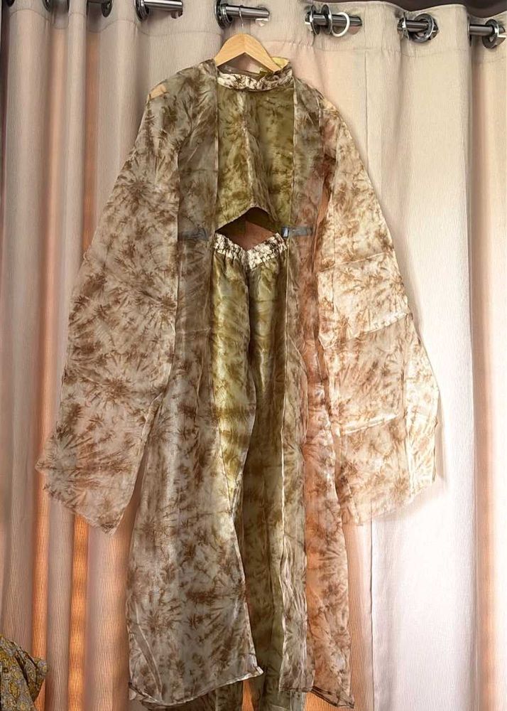 Designer Tie-Dye Kurta Set