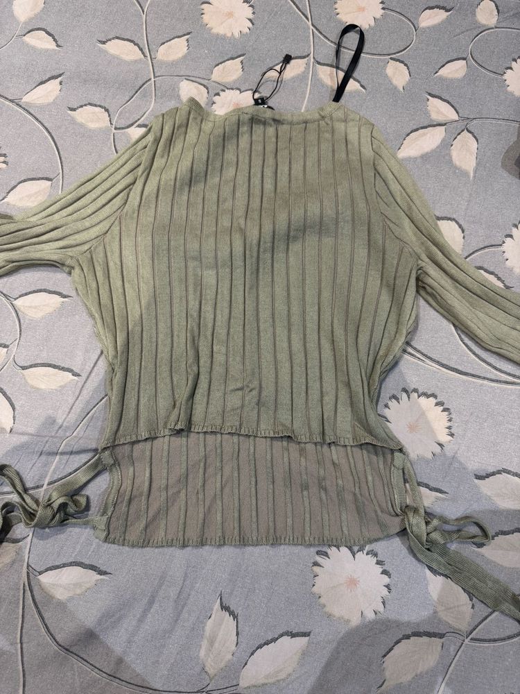 Ribbed Knit Top