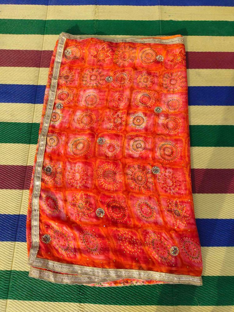 badni silk saree with lace detailing
