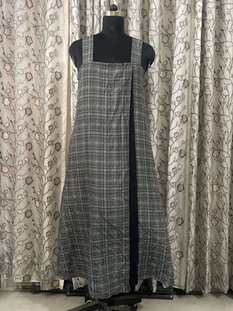 Chic Plaid A-Line Dress