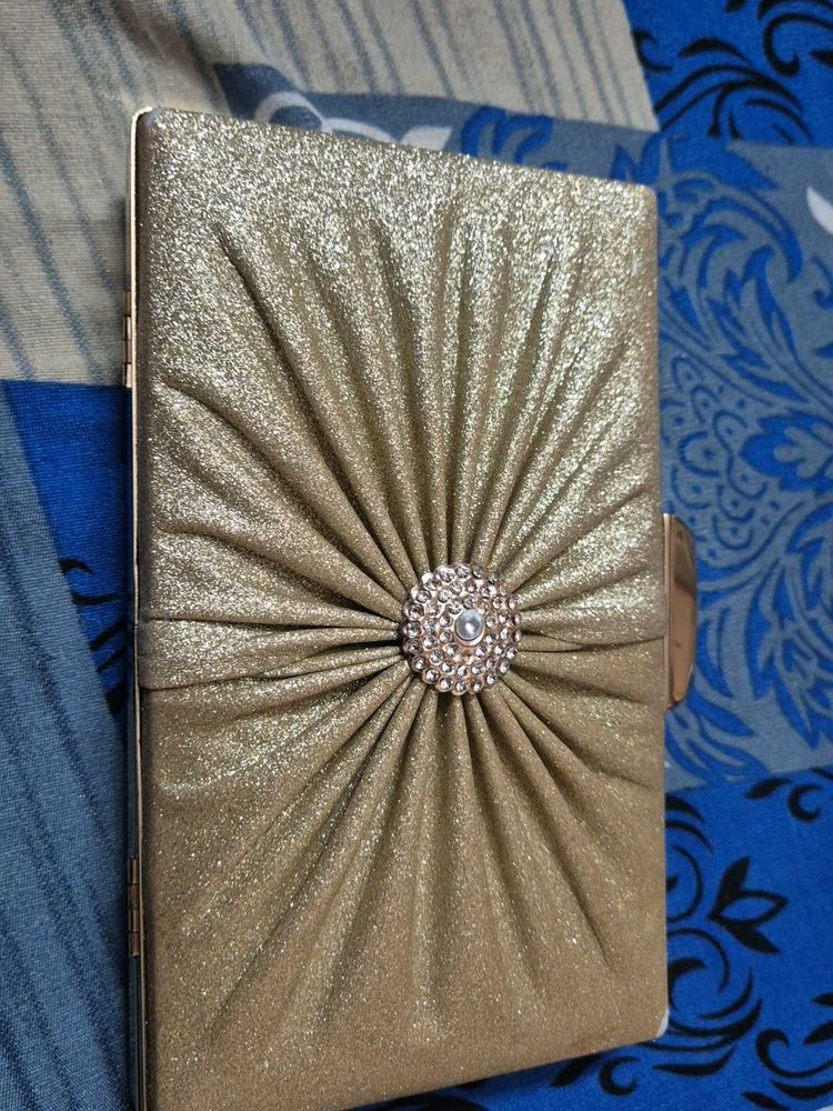 Sparkling Gold Evening Clutch