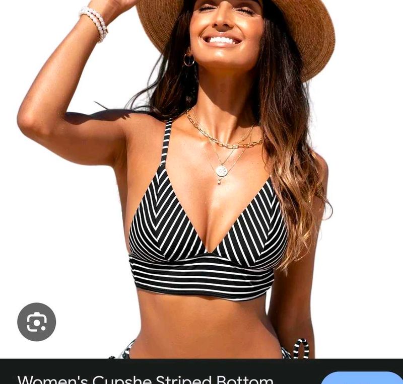 Chic Striped Bikini set