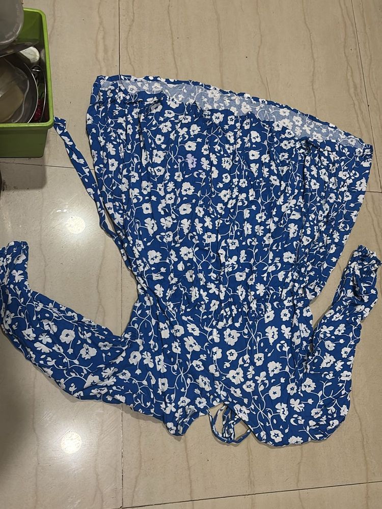 Blue Beach Dress