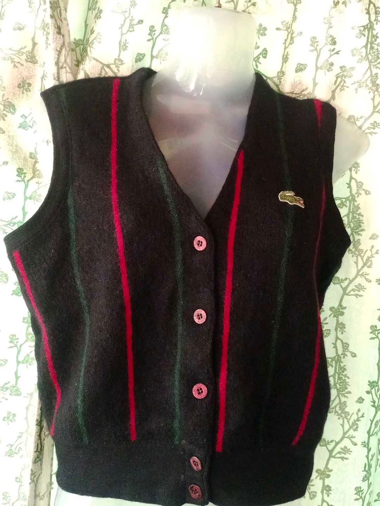 Unisex Lacoste Vintage Sweater Vest