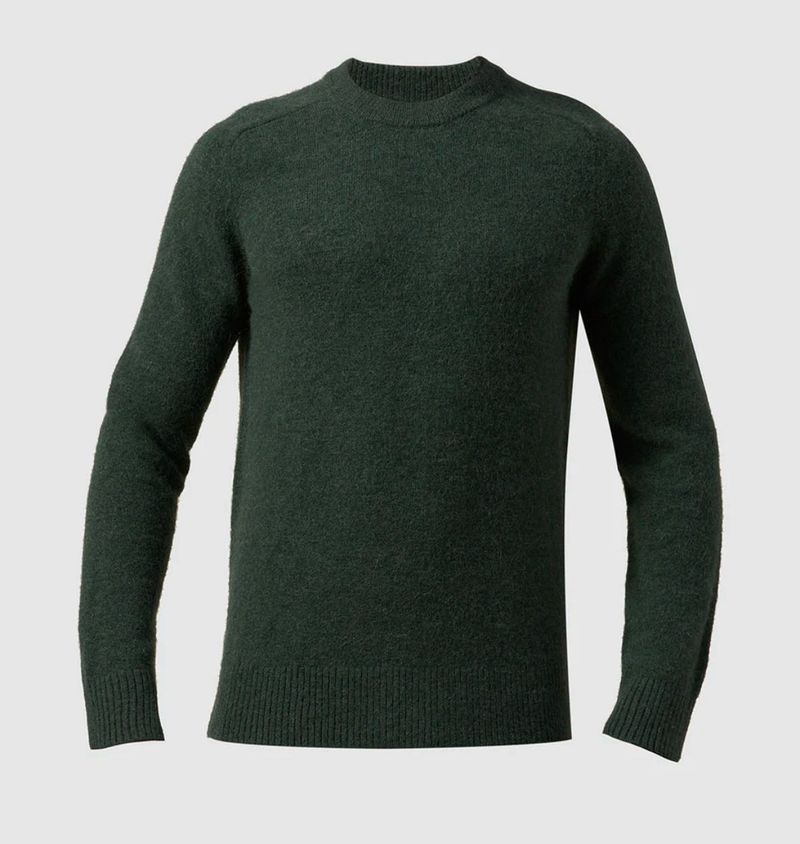 Men's Forest Green Knit Sweater