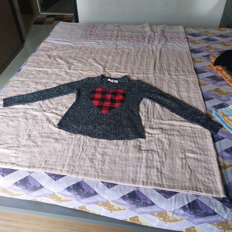Cozy Heart Patterned Sweater
