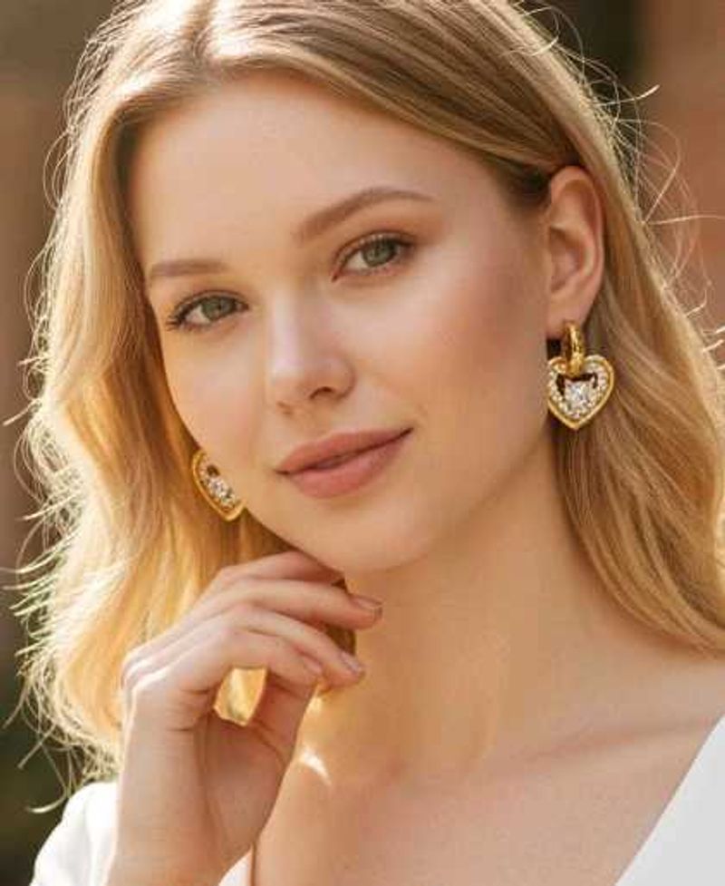 Heart Stud Earrings