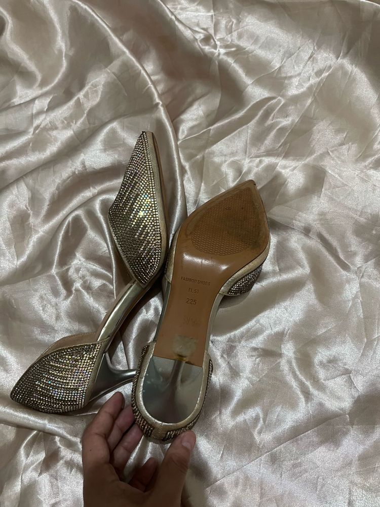 Sparkling Embellished Heels