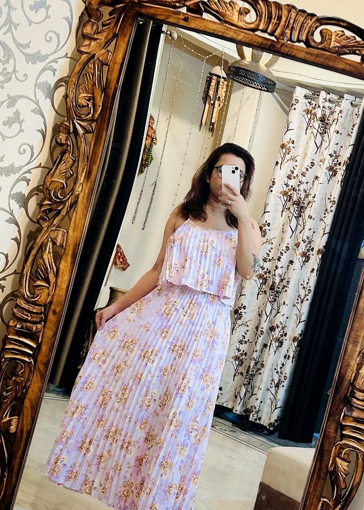Beautiful lavender Floral Dress