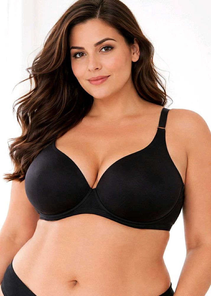 M&amp;S Black Full Coverage Bra – 40DD
