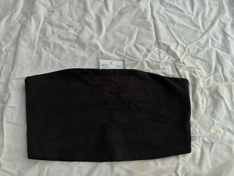 H&amp;M New with Tag Black Tube Top