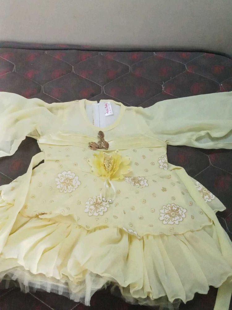 Adorable Yellow Party Dress