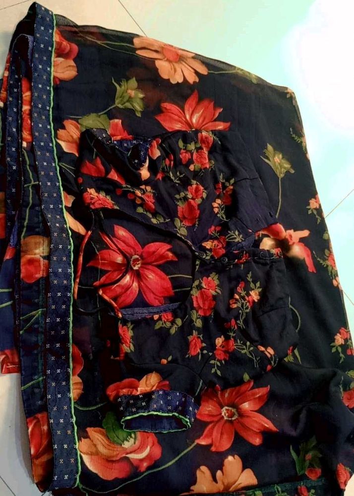 Beautiful Floral Saree