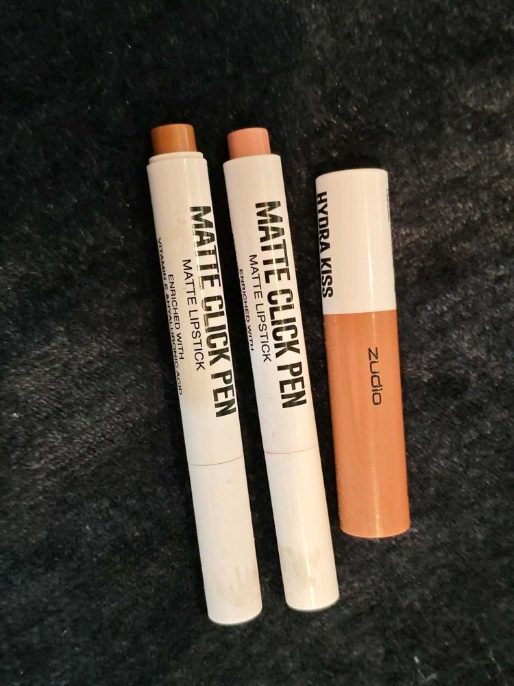 3 Matte Lipsticks Bundle