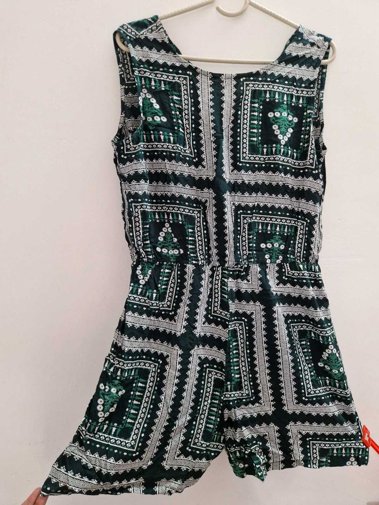 Patterned Women's Romper
