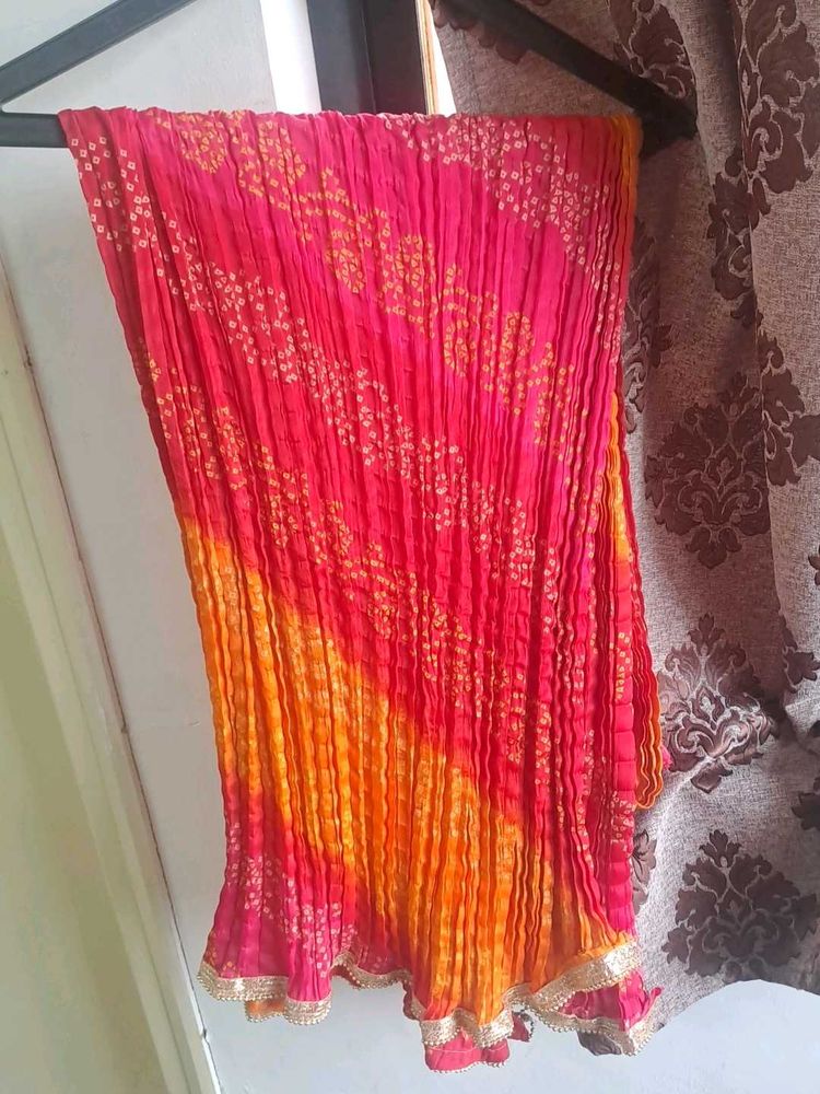 bandhani multi duppta for navratri