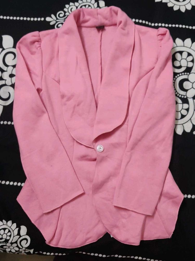Chic Pink Blazer