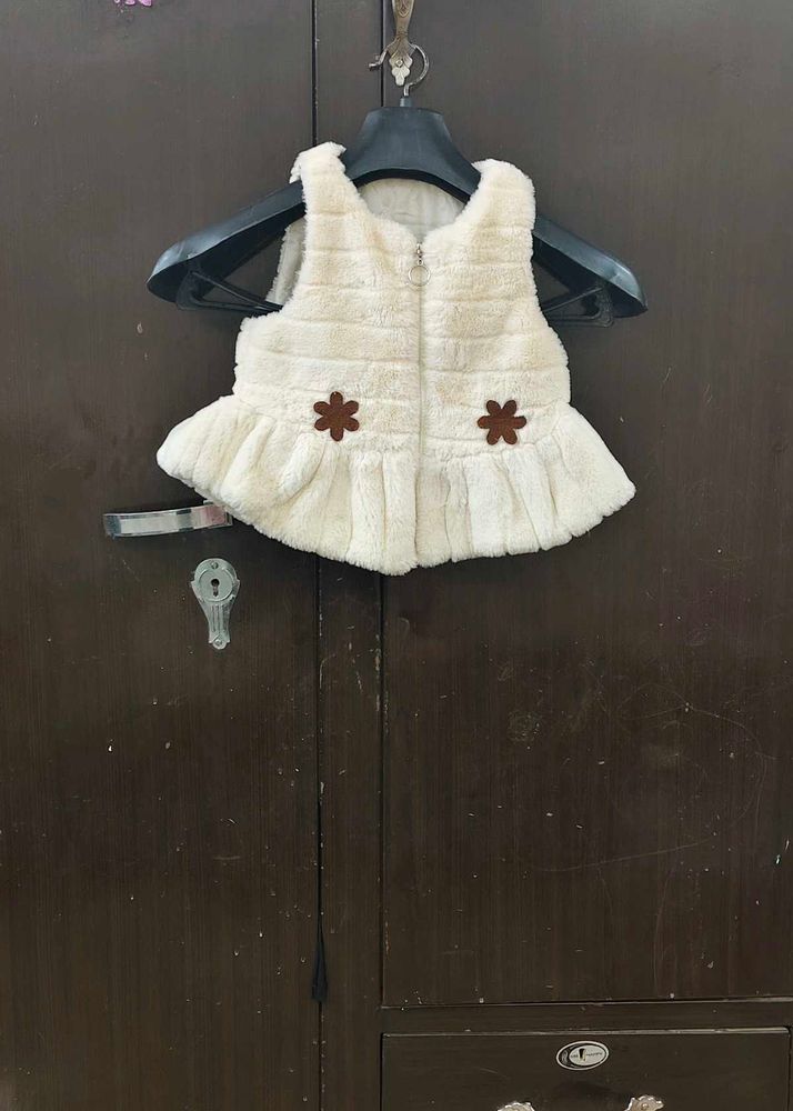 Cute Faux Fur Baby Vest