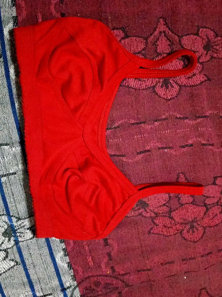 Vibrant Red Everyday Bra