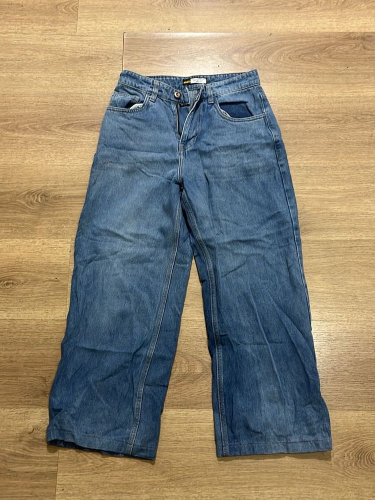 Off Duty Wide Leg Jeans