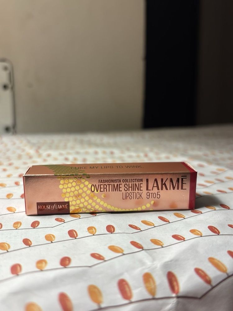 Lakme Overtime Shine Lipstick