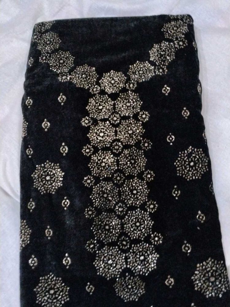 Unstitched Velvet Dress Material