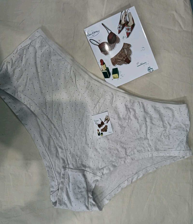 Comfortable🎁🆕 White Polka Dot Briefs