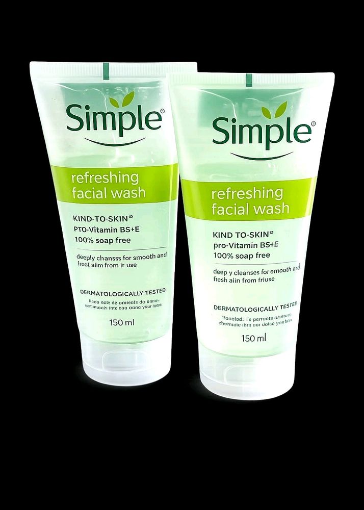 Pack Of 2 Simple Face Wash