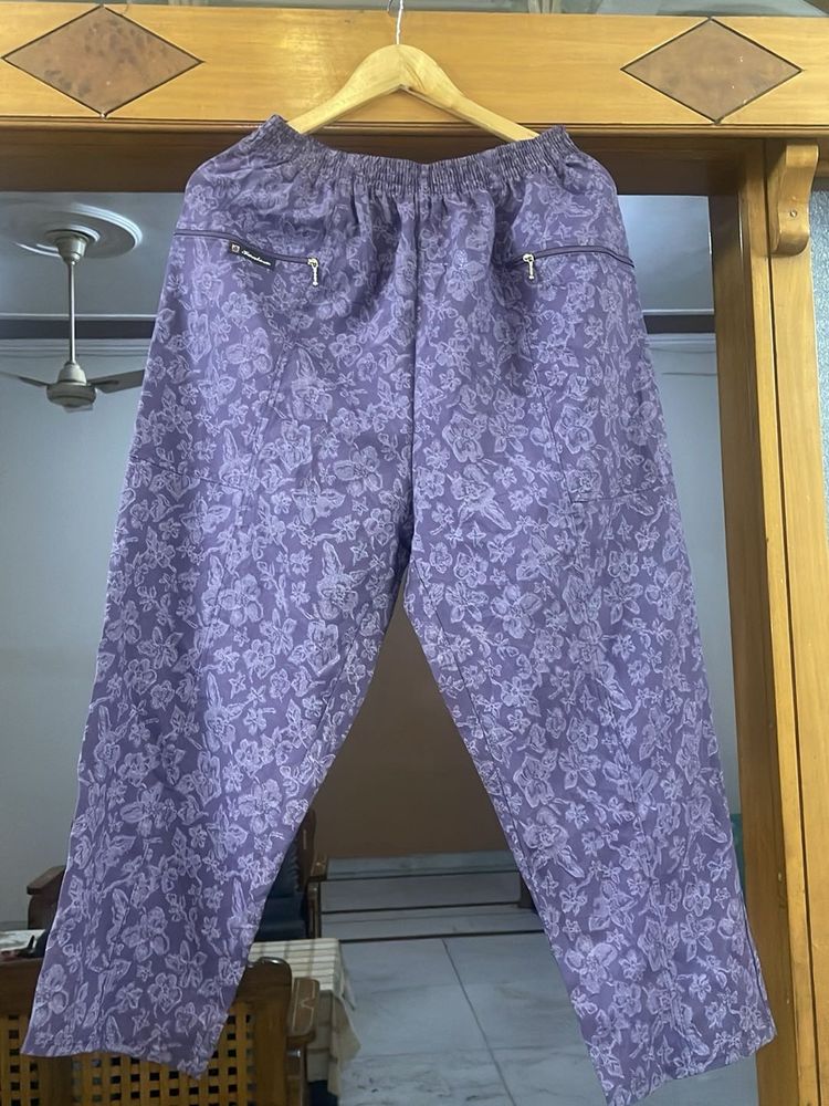 Chic Floral Print Palazzos