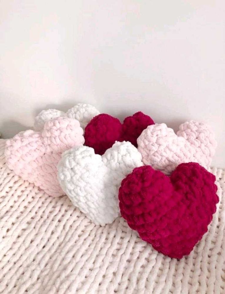 Handmade Heart Cushions