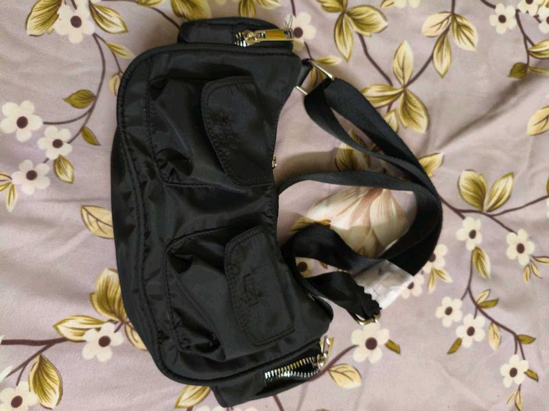Stylish Black Crossbody Bag