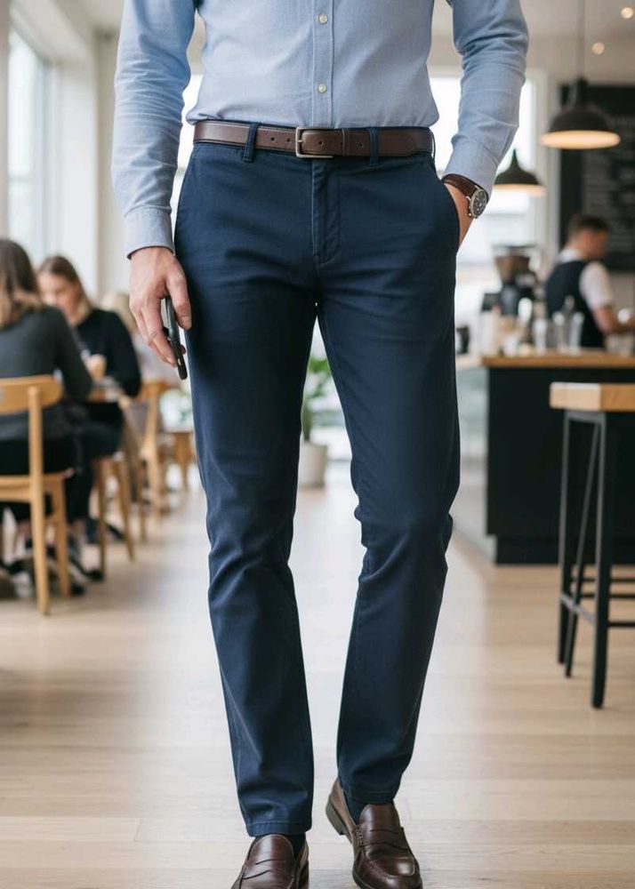 Men's Navy Blue Pants