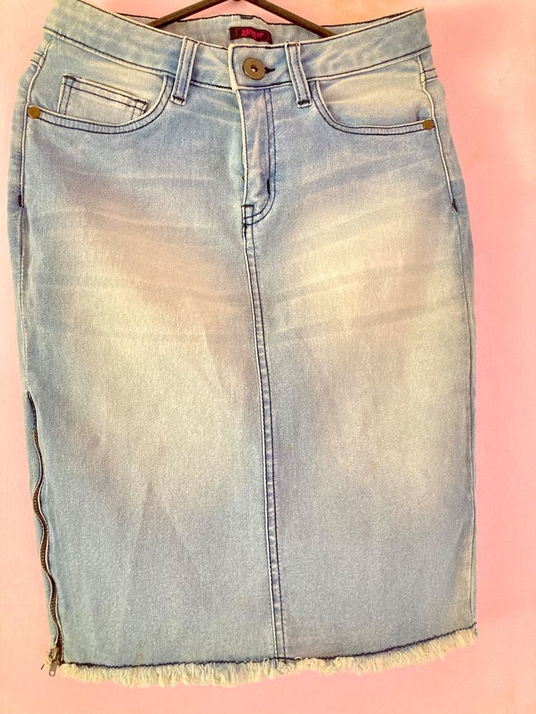 Ginger Denim Skirt