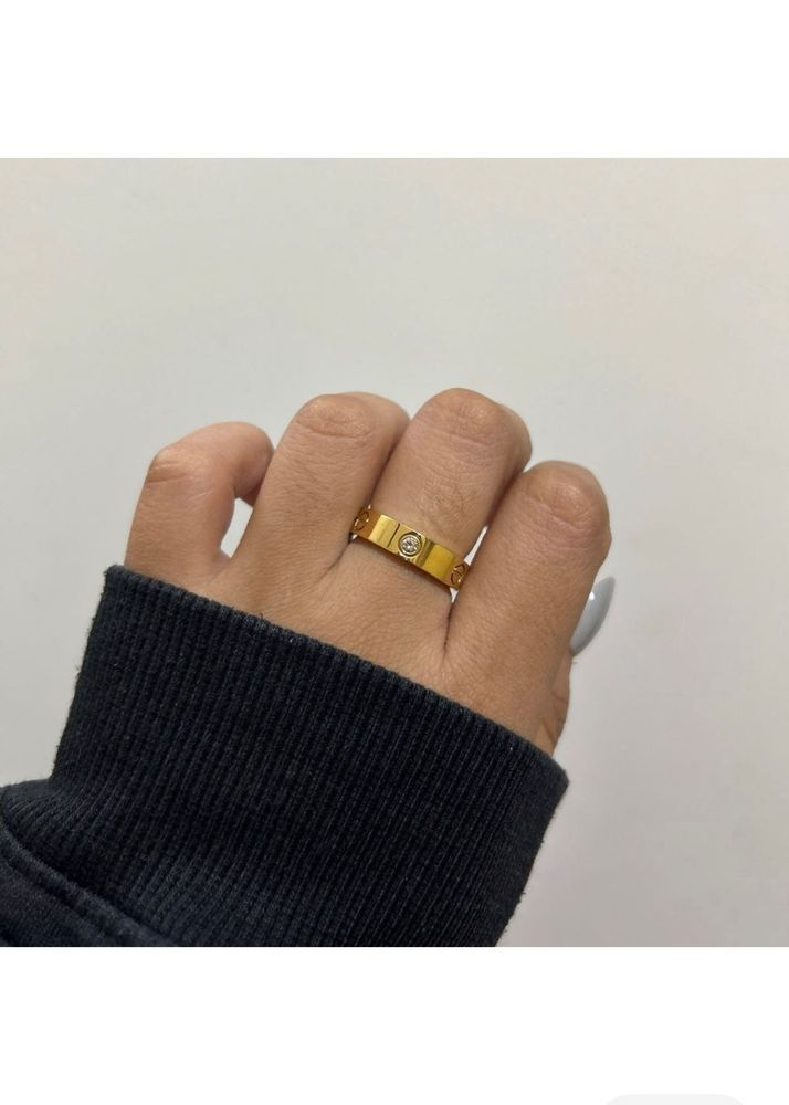 Cartier Gold Band Ring Anti-tarnish