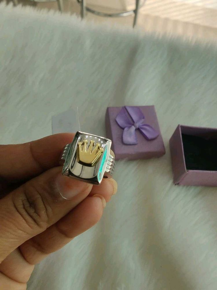 92.5 Rolex Ring For Mens Wth Hallmark