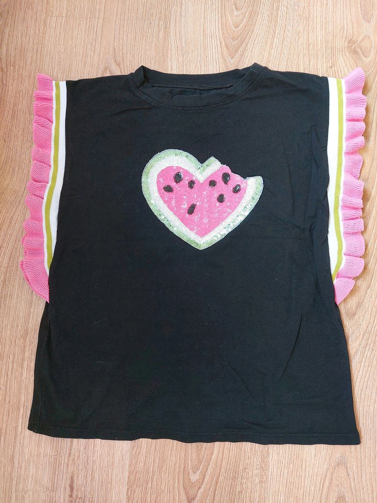 Pink Heart Top