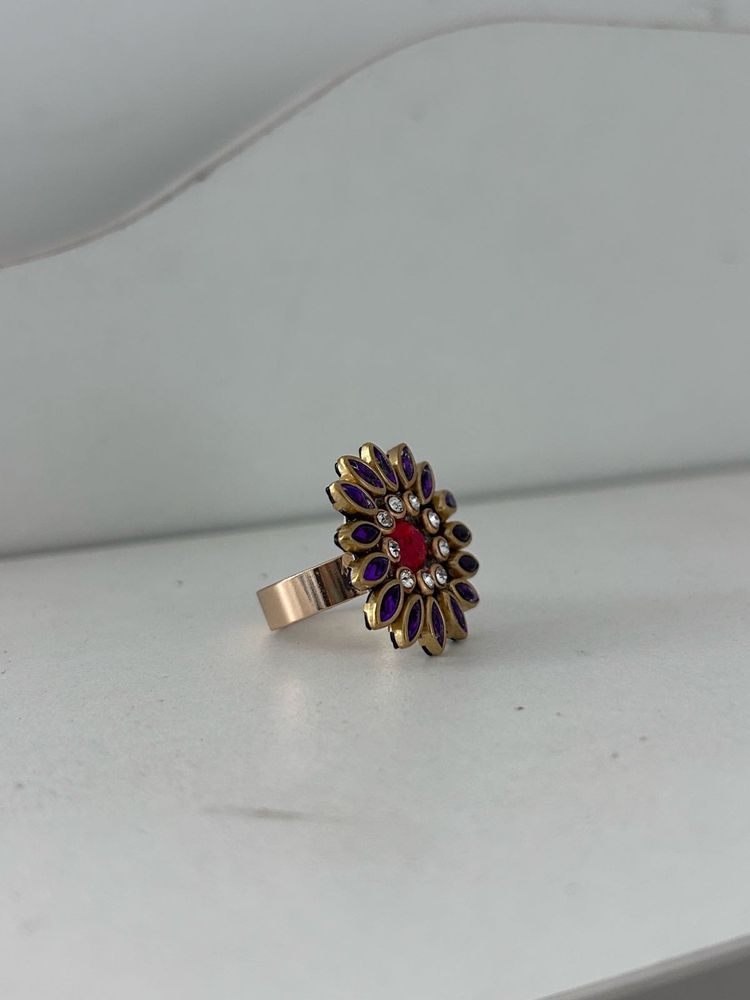 Boho Statement Flower Ring