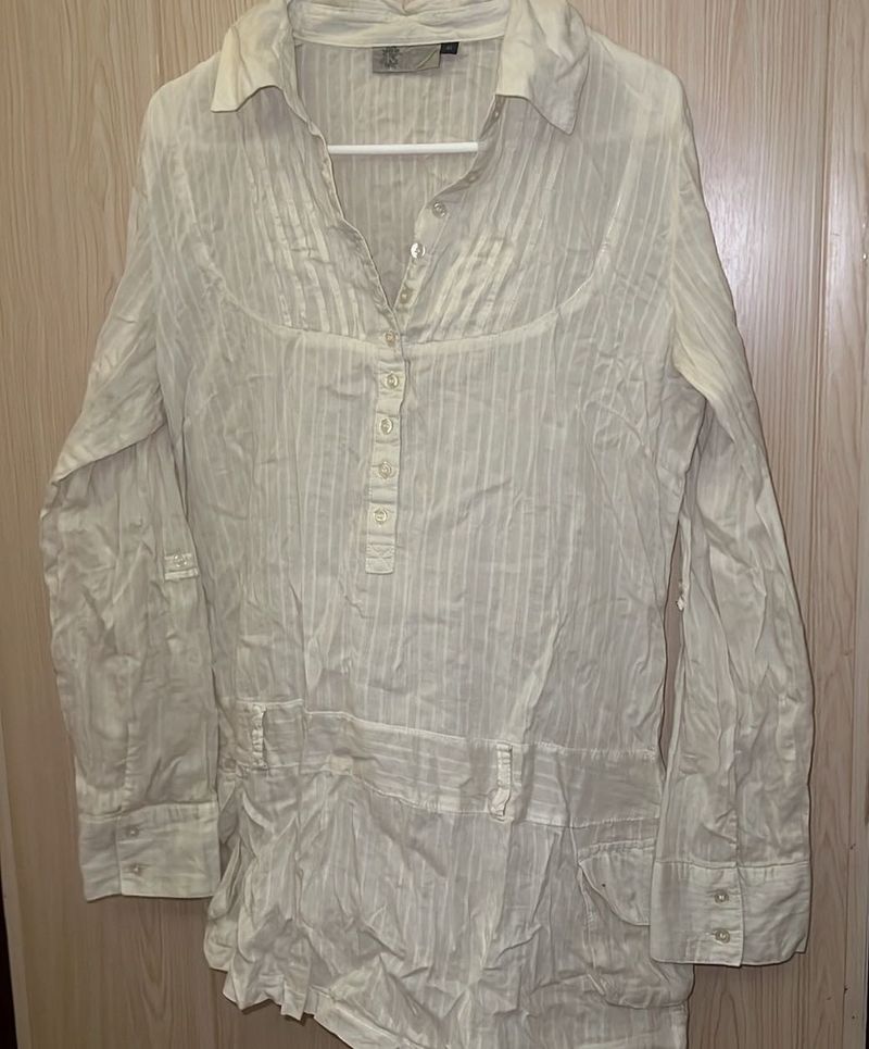 Lightweight Striped Tunic Top