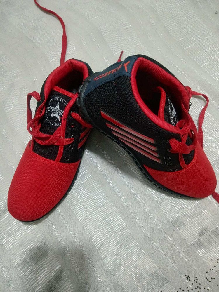 Red &amp; Black Sneakers