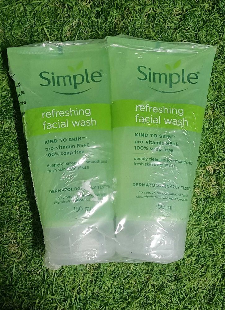 Simple Refreshing Facial Wash Duo